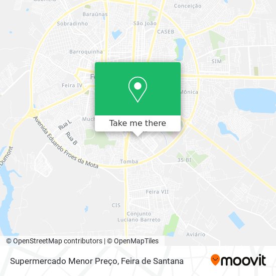 Supermercado Menor Preço map