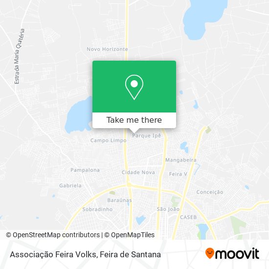 Associação  Feira  Volks map