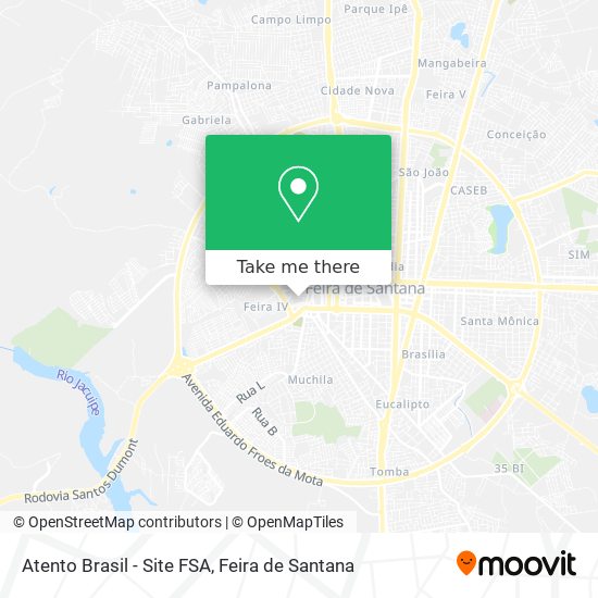 Atento Brasil - Site FSA map