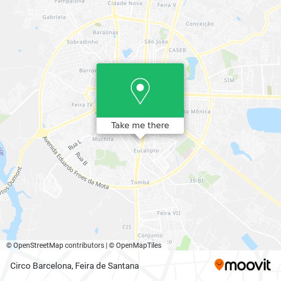 Circo Barcelona map