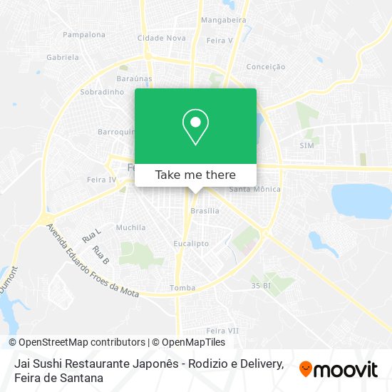 Jai Sushi Restaurante Japonês - Rodizio e Delivery map