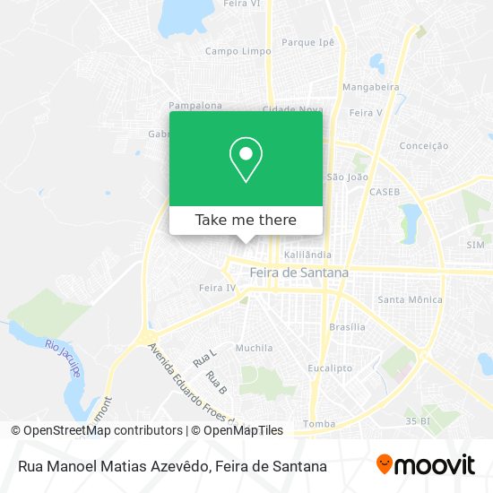 Rua Manoel Matias Azevêdo map
