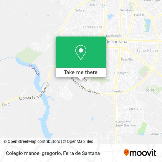 Colegio manoel gregorio map