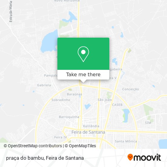 praça do bambu map