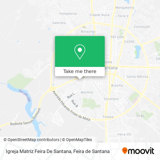 Igreja Matriz Feira De Santana map