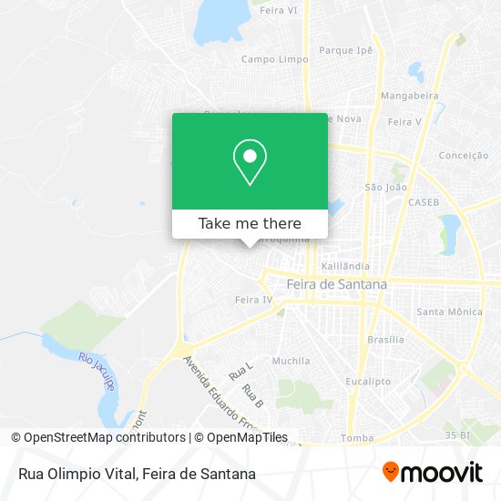 Rua Olimpio Vital map