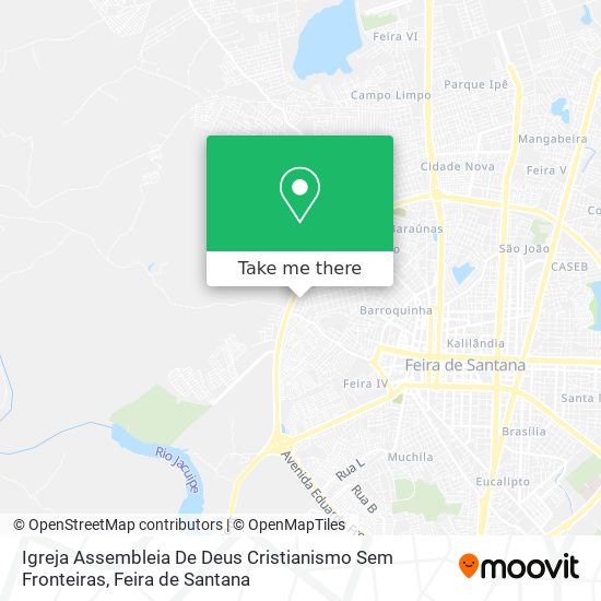 Igreja Assembleia De Deus Cristianismo Sem Fronteiras map