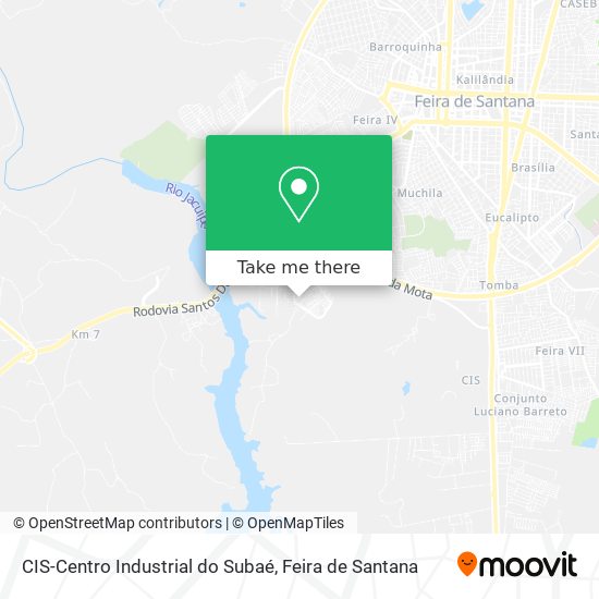 Mapa CIS-Centro Industrial do Subaé