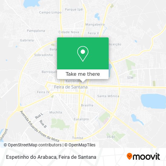 Espetinho do Arabaca map