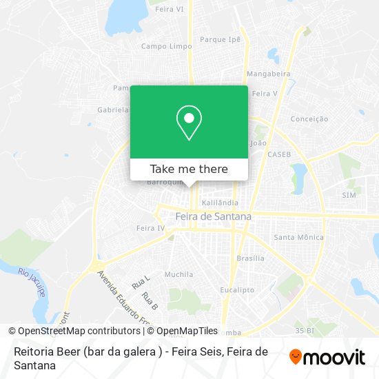 Reitoria Beer (bar da galera ) - Feira Seis map