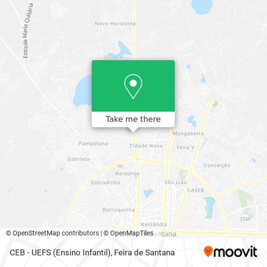 CEB - UEFS (Ensino Infantil) map
