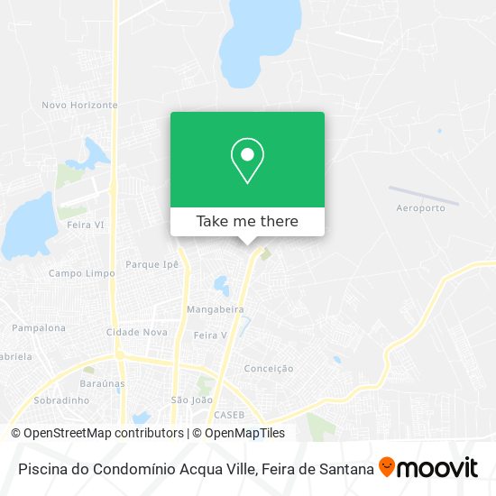Piscina do Condomínio Acqua Ville map