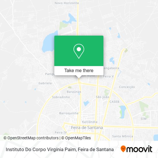 Instituto Do Corpo Virgínia Paim map