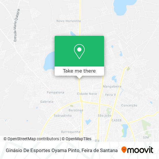 Ginásio De Esportes Oyama Pinto map