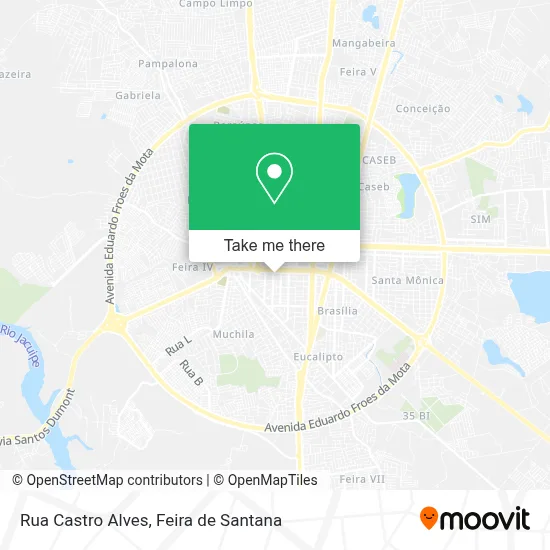 Rua Castro Alves map