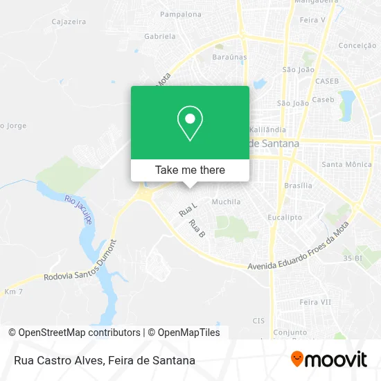 Rua Castro Alves map