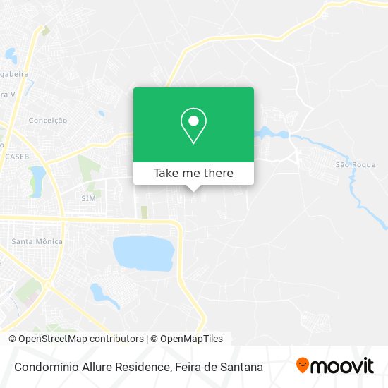 Condomínio Allure Residence map