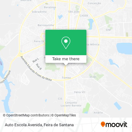 Auto Escola Avenida map