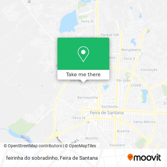 Mapa feirinha do sobradinho