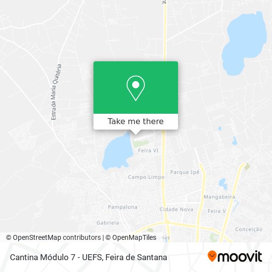 Cantina Módulo 7 - UEFS map