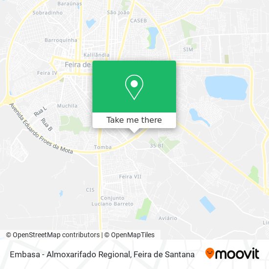 Embasa - Almoxarifado Regional map