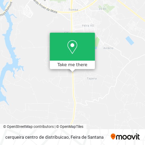 cerqueira centro de distribuicao map