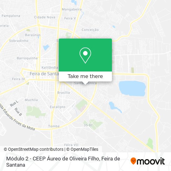 Módulo 2 - CEEP Áureo de Oliveira Filho map
