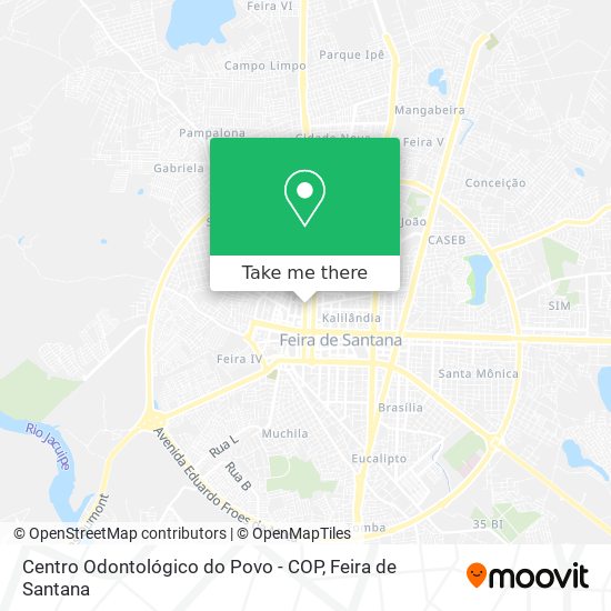 Centro Odontológico do Povo - COP map