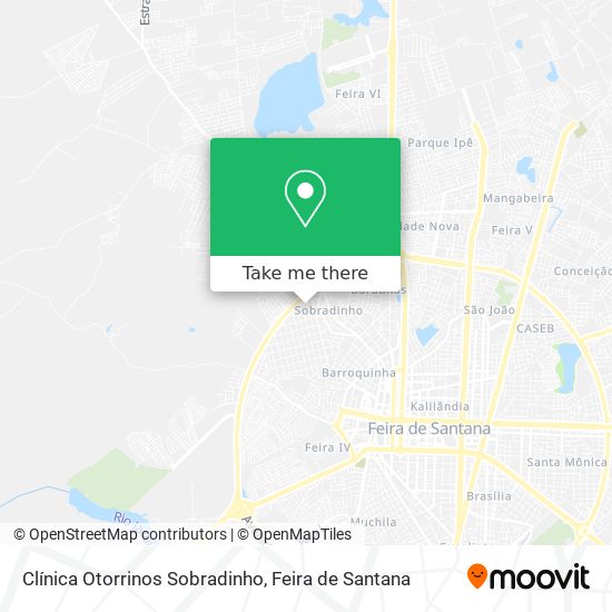 Clínica Otorrinos Sobradinho map