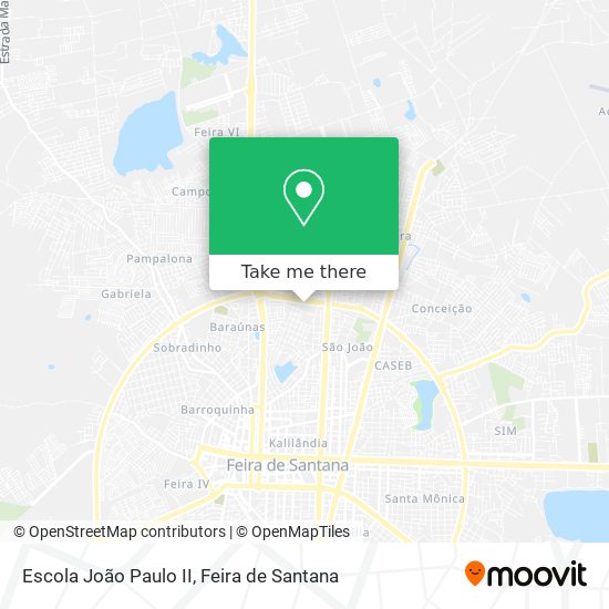 Mapa Escola João Paulo II