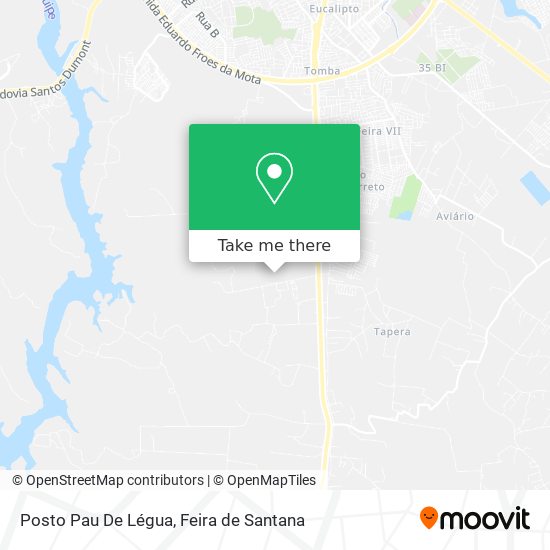 Posto Pau De Légua map