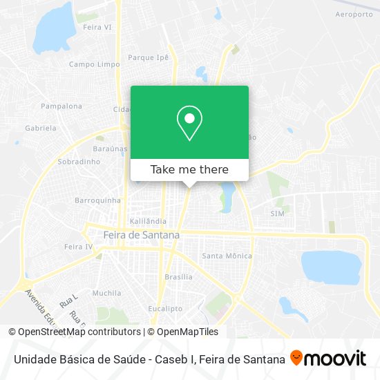 Unidade Básica de Saúde - Caseb I map