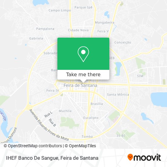 IHEF Banco De Sangue map