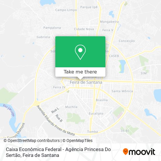 Caixa Econômica Federal - Agência Princesa Do Sertão map
