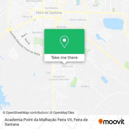 Academia Point da Malhação Feira VII map