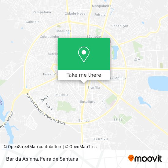 Bar da Asinha map
