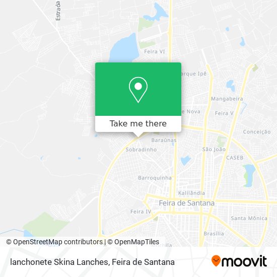 lanchonete Skina Lanches map