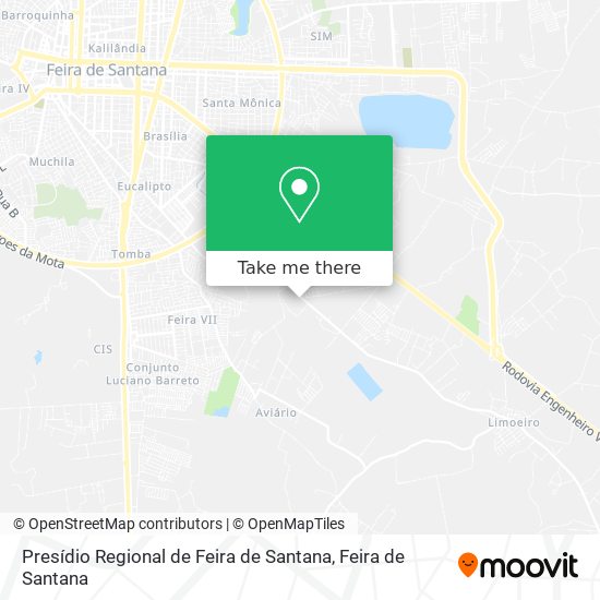 Presídio Regional de Feira de Santana map