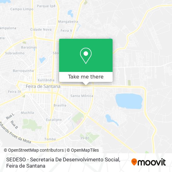 SEDESO - Secretaria De Desenvolvimento Social map