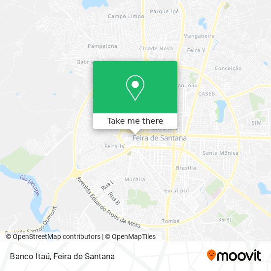 Banco Itaú map