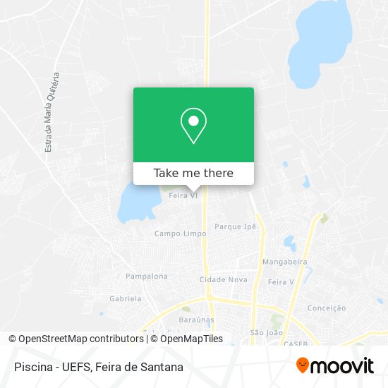 Piscina - UEFS map