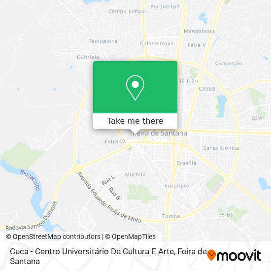 Cuca - Centro Universitário De Cultura E Arte map