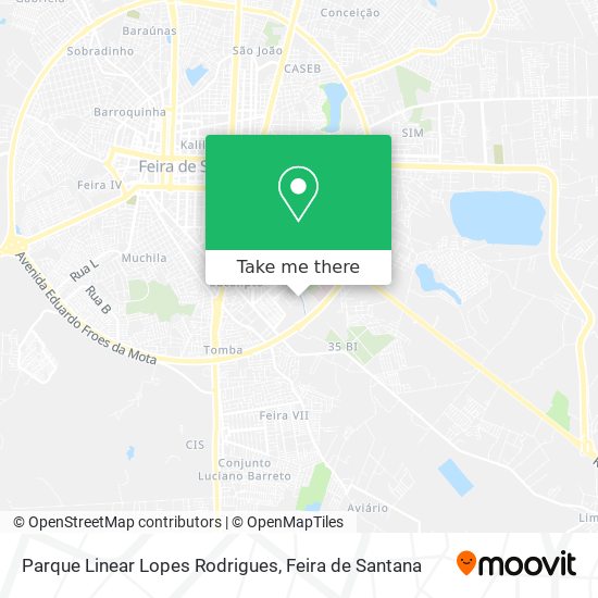 Parque Linear Lopes Rodrigues map