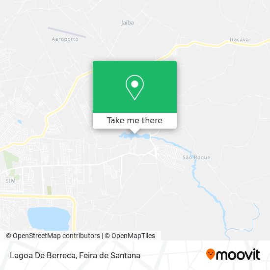 Lagoa De Berreca map