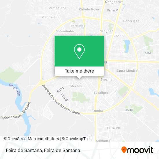 Feira de Santana map