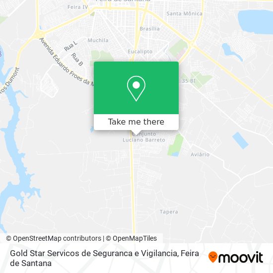 Gold Star Servicos de Seguranca e Vigilancia map