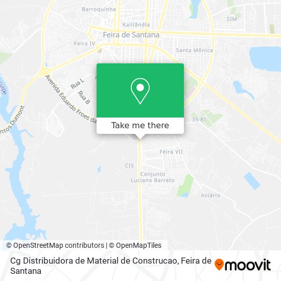 Cg Distribuidora de Material de Construcao map