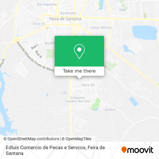 Edluis Comercio de Pecas e Servcos map