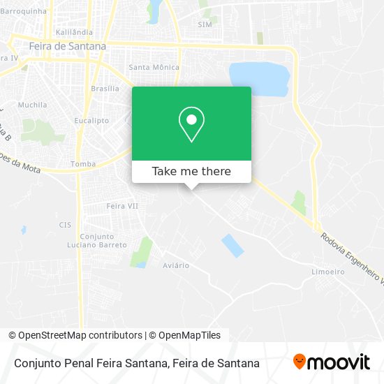 Conjunto Penal Feira Santana map