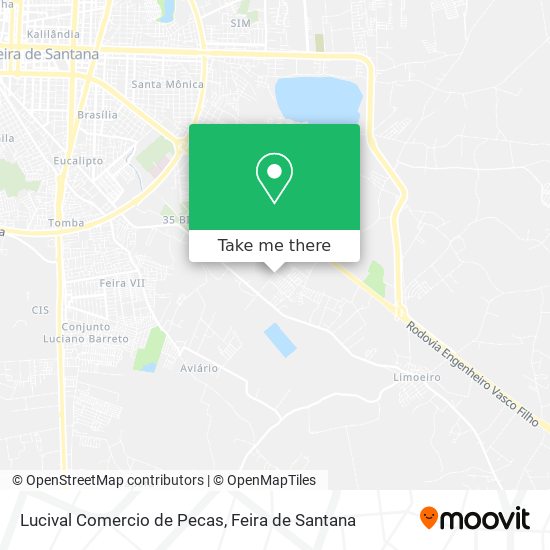 Lucival Comercio de Pecas map